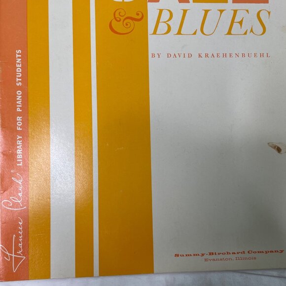 Jazz and Blues Piano Sheet Music Instruction David Kraehenbuehl Frances Clark u - Picture 5 of 12